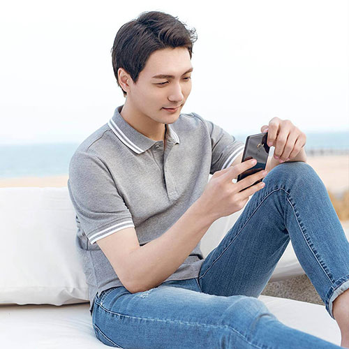Xiaomi 90 GOFUN Classic Lapel Polo Shirt Navy Blue